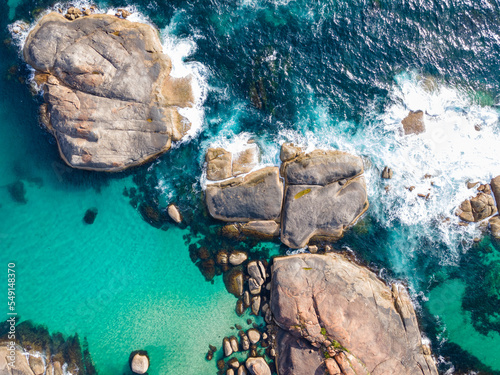 Elephant Rocks from above - Denmark, Western Australia