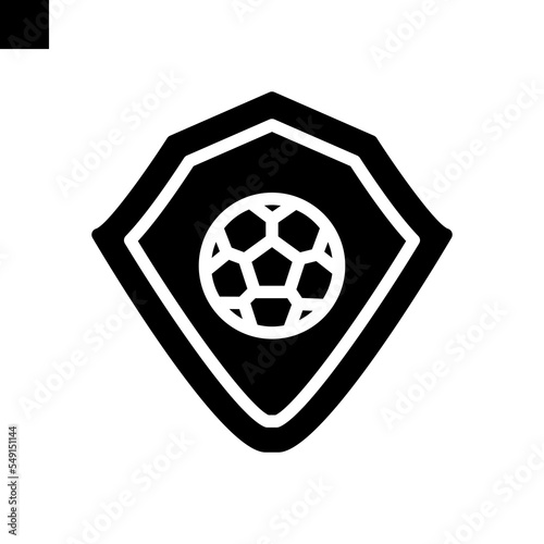 identity soccer icon vector