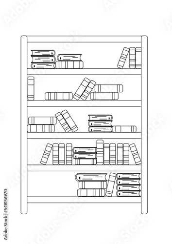 Bookshelf outline