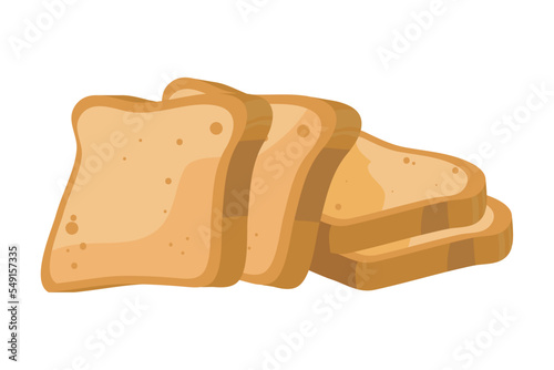 bread pieces design