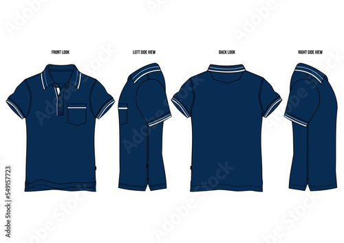 Polo Shirt Man Fashion Design