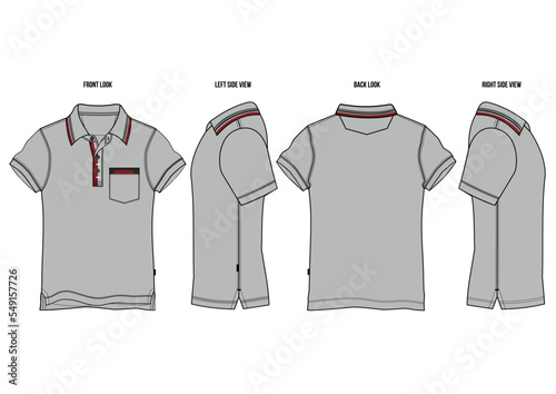 Polo Shirt Man Fashion Design