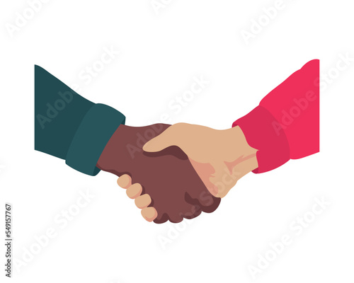hands shake design