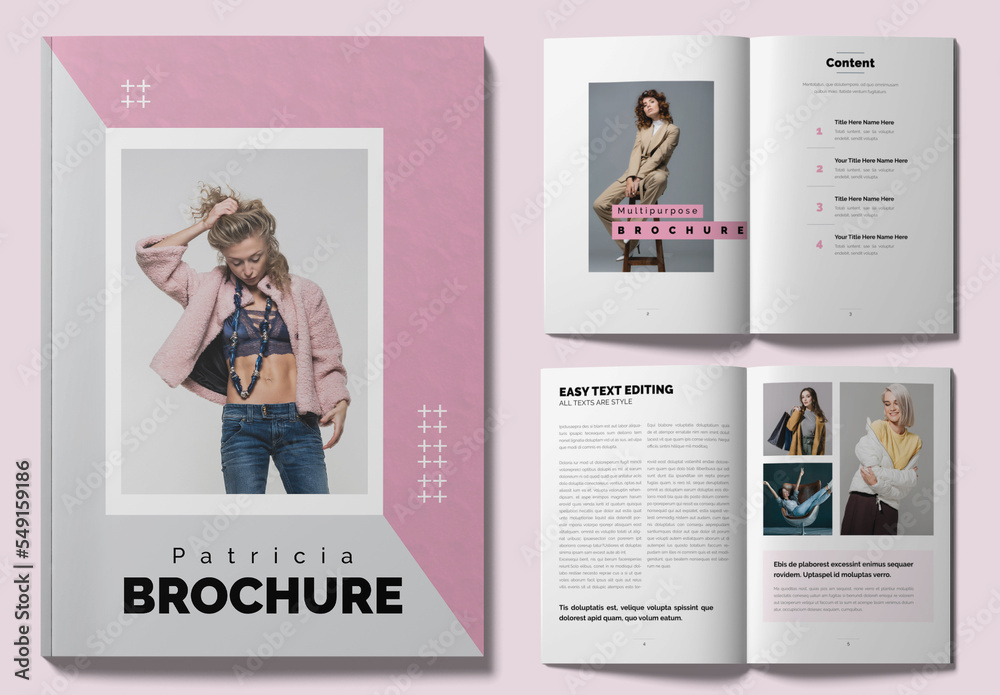 Brochure Design Template Stock Template | Adobe Stock