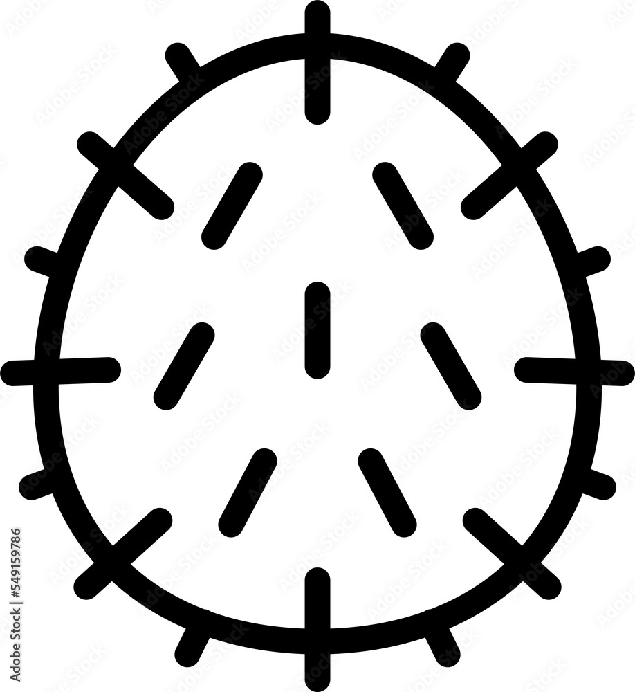 Rambutan linear icon. Rambutan linear icon.