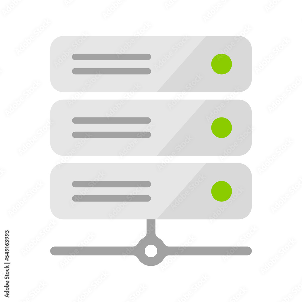Obraz premium computer server ( data center ) icon illustration / png ( background transparent )
