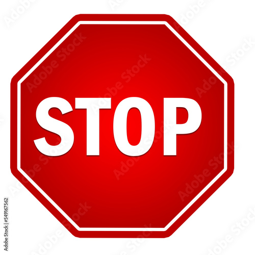 Stop Sign Boards Vector Icons