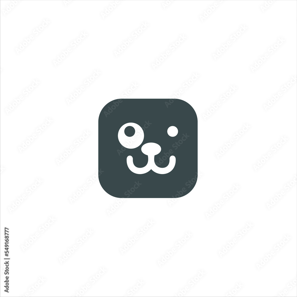 Dog logo Design Vector Template. Dog icon logo vector Dog logo Design Vector Template. Dog icon logo vector