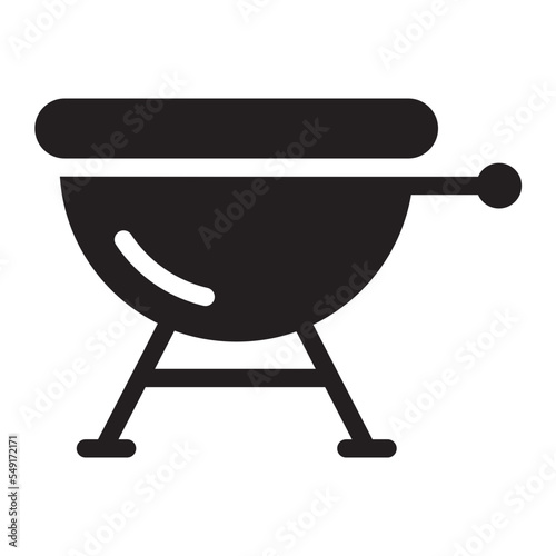 grill glyph icon