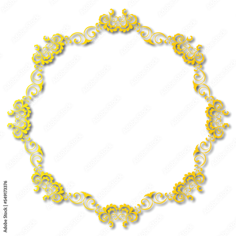 Obraz premium Frame, in the style of an ornament, Vector illustration eps 10, Art. 