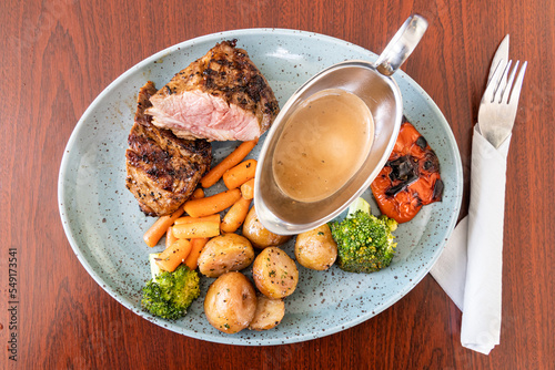 Foto Iceland is known for their delicious lamb, a delicacy prepared roasted or grille