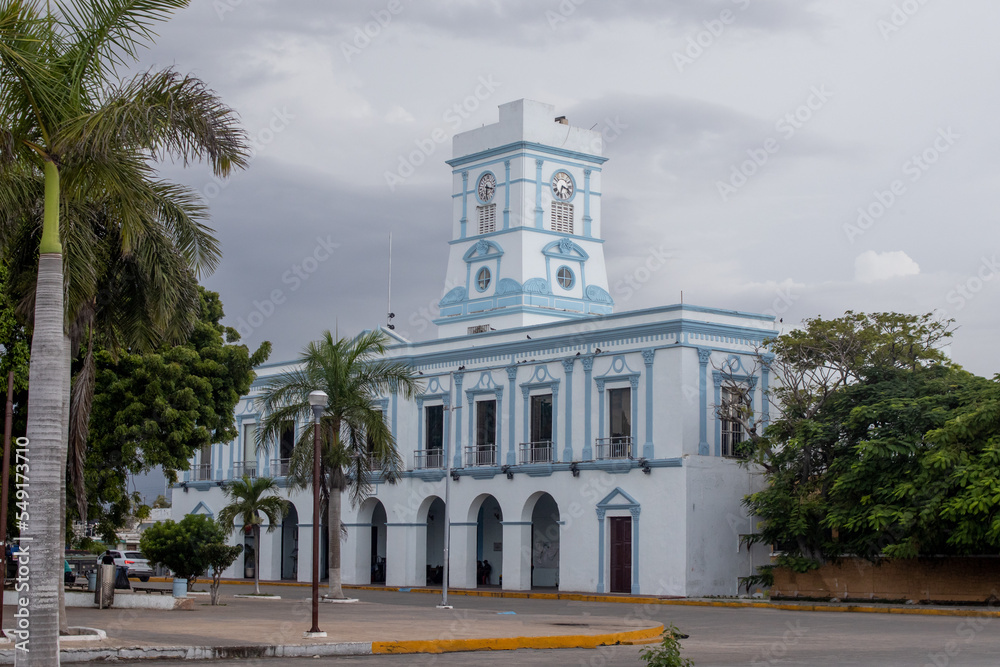 palacio municipal, puerto progreso, yucatan, mexico