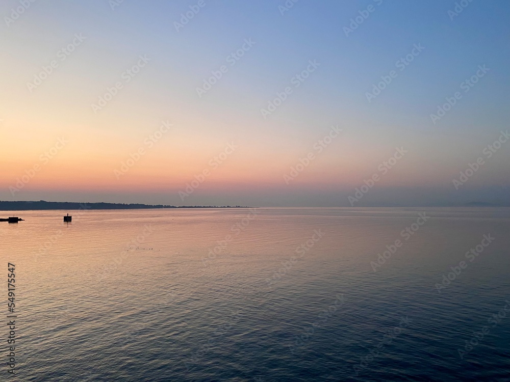 Naklejka premium Sunset