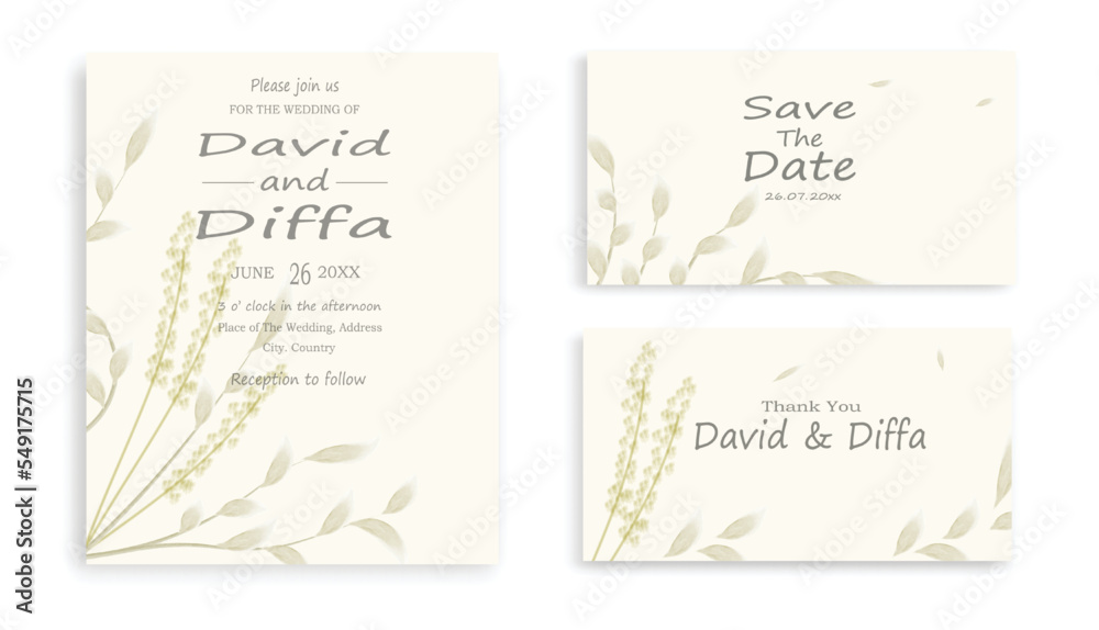 simple and elegant wedding invitations with watercolor elements look so beautiful simple and elegant wedding invitations with watercolor elements look so beautiful