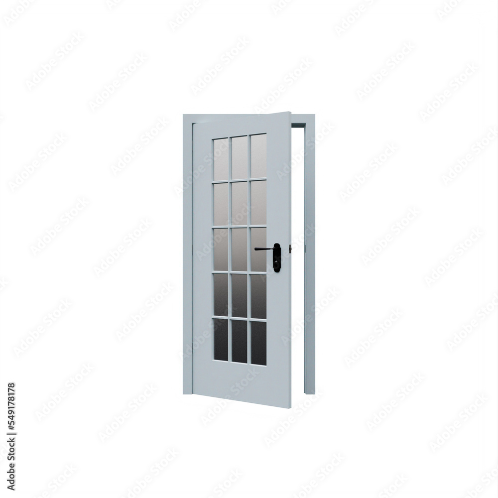 Interior Open Door and Frame Interior Open Door and Frame