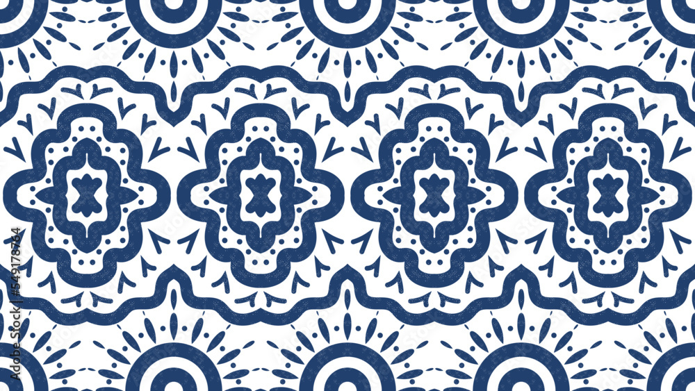 Royal luxurious Ornate elegant antique porcelain abstract seamless pattern texture background. Geometric ethnic tribal vintage retro style. Fabric textile seamless patterns backdrop art print vector.