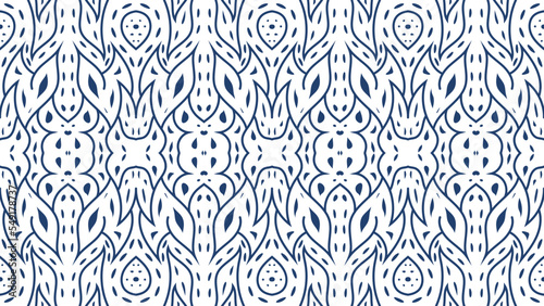 Royal luxurious Ornate elegant antique porcelain abstract seamless pattern texture background. Geometric ethnic tribal vintage retro style. Fabric textile seamless patterns backdrop art print vector.