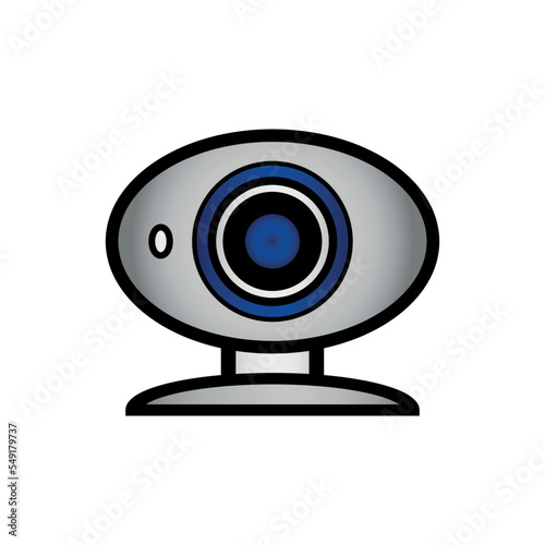 Webcam sign icon.