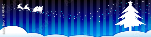 クリスマス　ブログヘッダー　背景　イラスト4