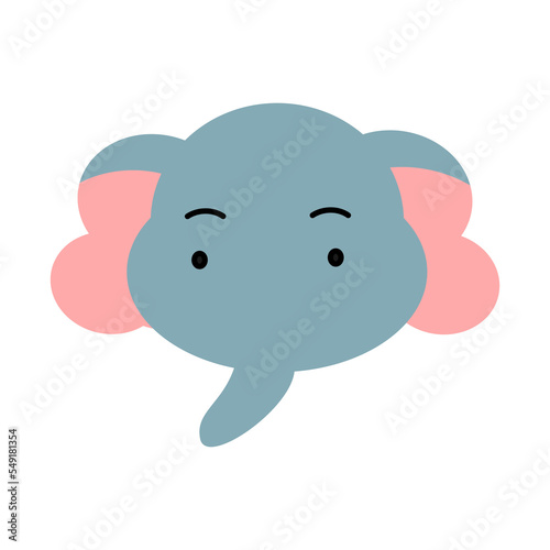 Cute elephant character illustration design © berkahjayamaterial