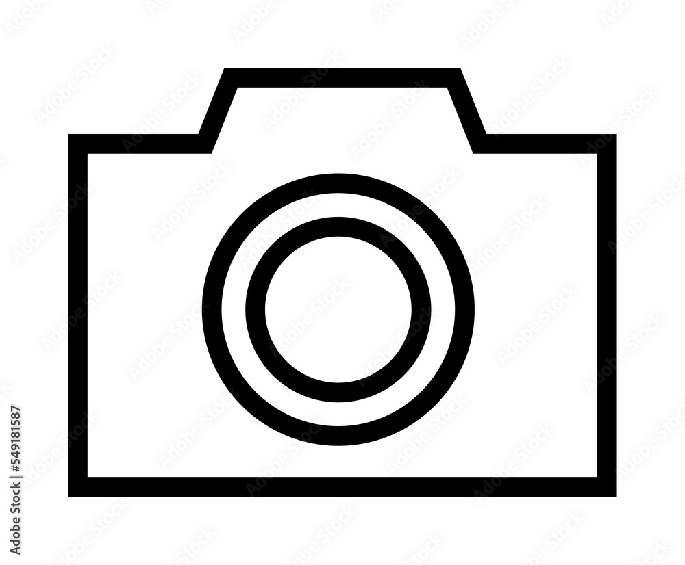 thin line sharp icon / camera, photo, picture/ png ( background transparent ) thin line sharp icon / camera, photo, picture/ png ( background transparent )