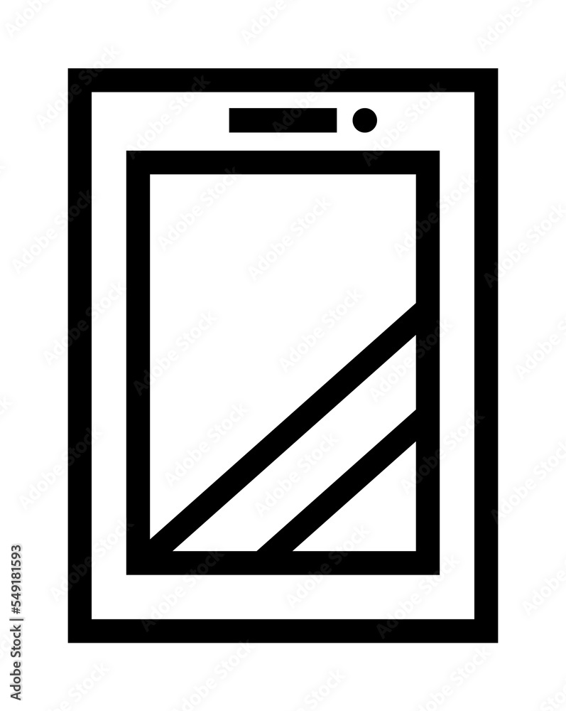 thin line sharp icon / smartphone, mobile phone, device / png ( background transparent ) thin line sharp icon / smartphone, mobile phone, device / png ( background transparent )