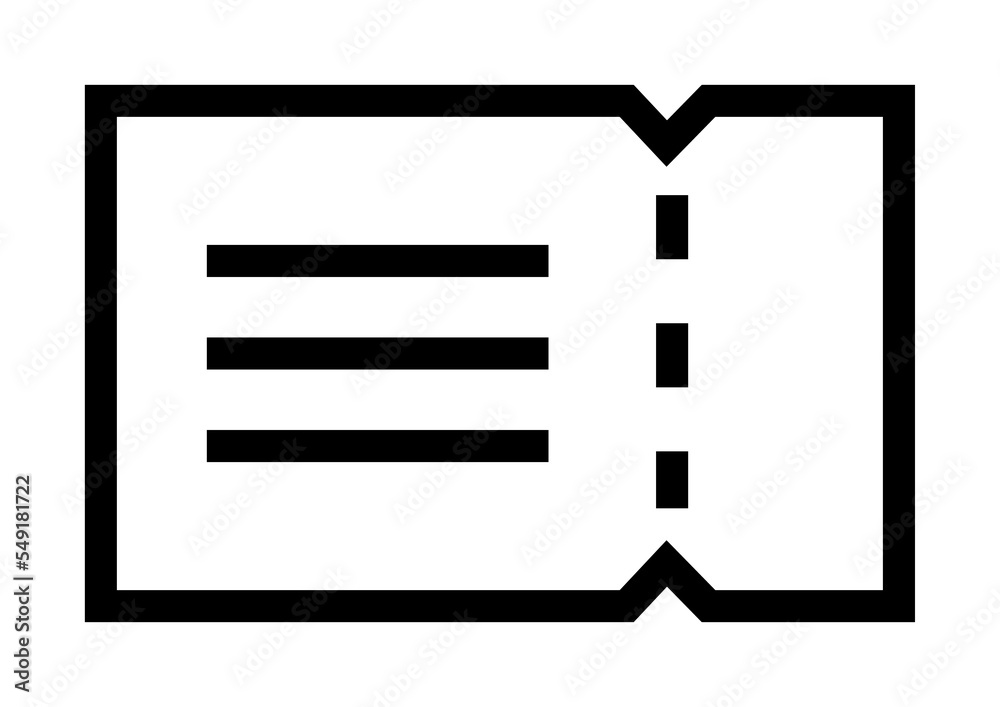 thin line sharp icon / ticket, coupon / png ( background transparent ) thin line sharp icon / ticket, coupon / png ( background transparent )