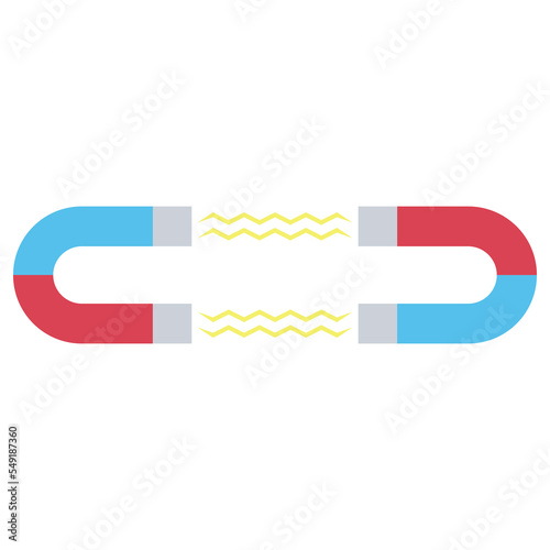 Magnets Attract Each Other Icon