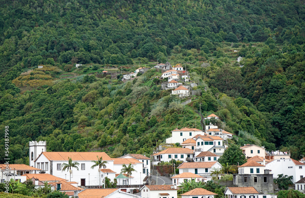 hillside settlement on madeira island