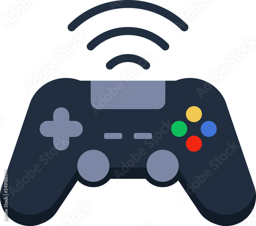 Wireless game controller icon.