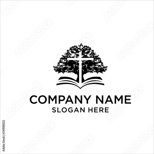 Church tree logo concept