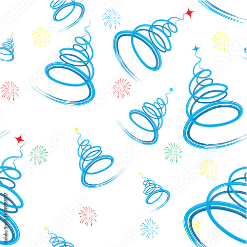 pattern new year 