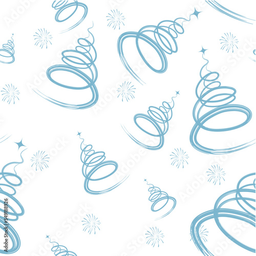 pattern new year and marry christmas
