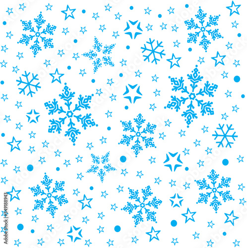 snowflake pattern.
