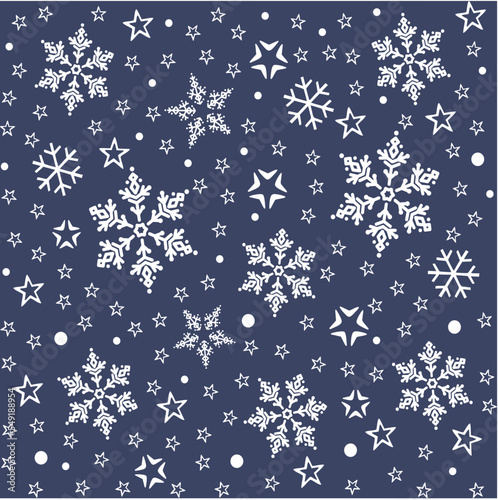 snowflake pattern white