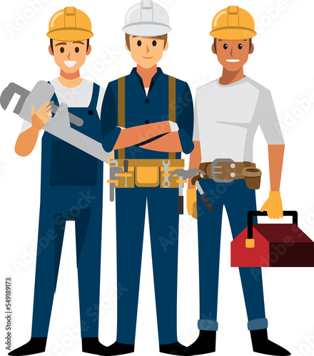 Technician and builders and engineers and mechanics png