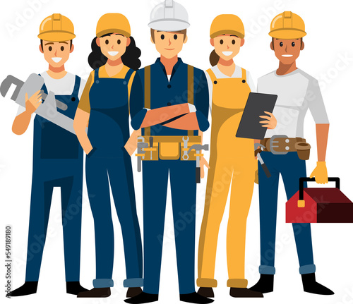 Technician and builders and engineers and mechanics png