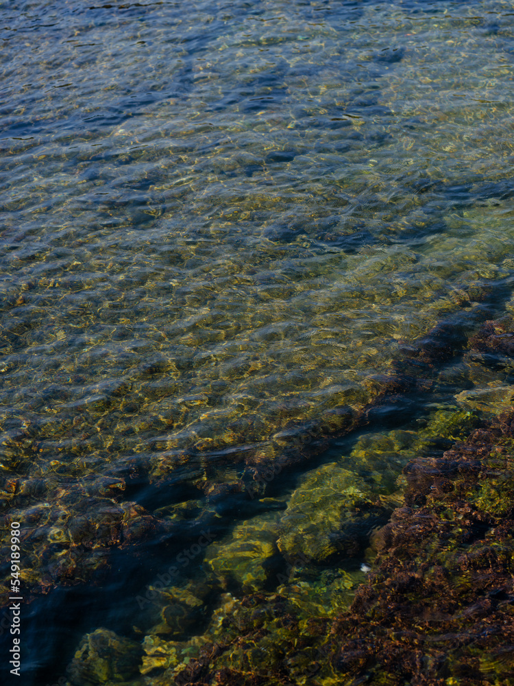 Fototapeta premium calm sea and beautiful rocks