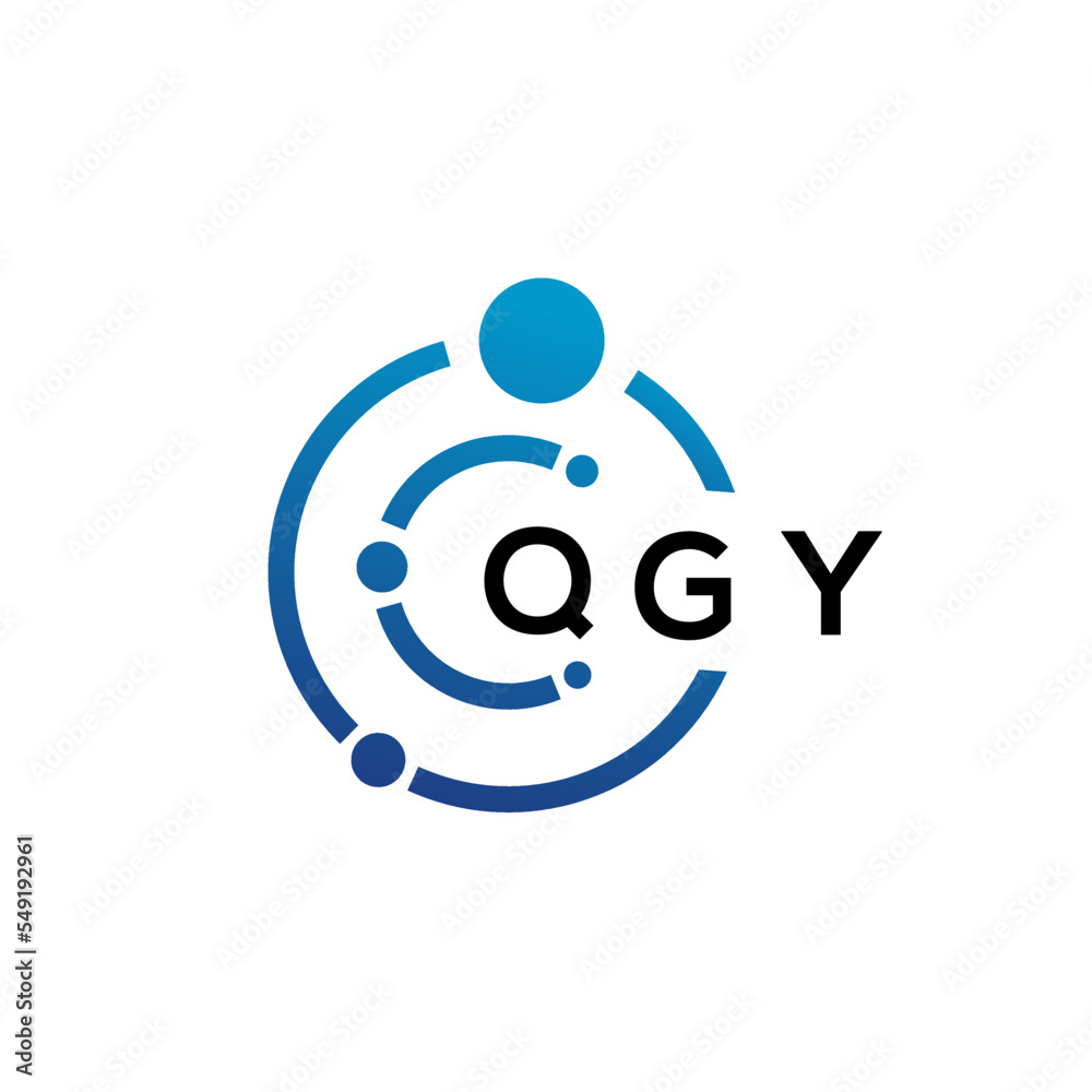 QGY letter technology logo design on white background. QGY creative initials letter IT logo concept. QGY letter design. QGY letter technology logo design on white background. QGY creative initials letter IT logo concept. QGY letter design.