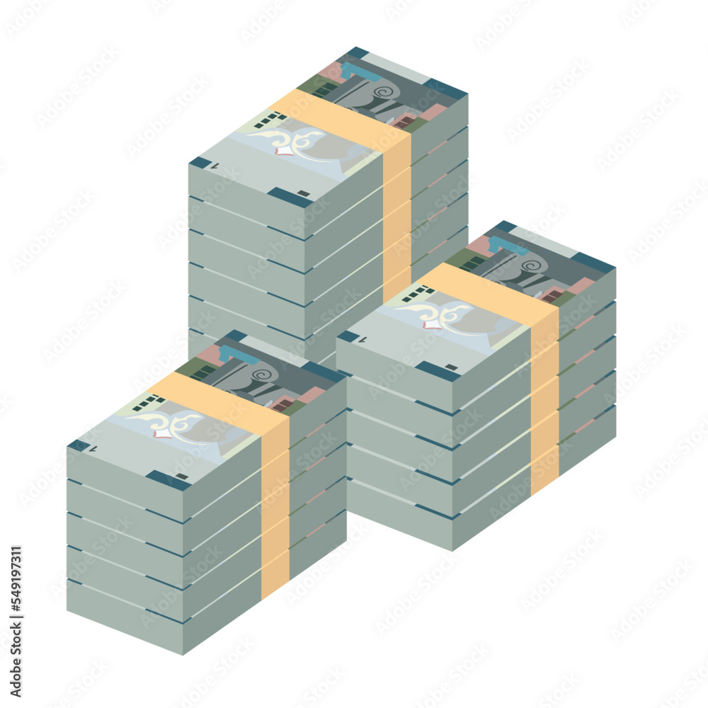 Kuwaiti Dinar Vector Illustration. Kuwait money set bundle banknotes. Paper money 1 KWD. Flat style. Isolated on white background. Simple minimal design. Kuwaiti Dinar Vector Illustration. Kuwait money set bundle banknotes. Paper money 1 KWD. Flat style. Isolated on white background. Simple minimal design.