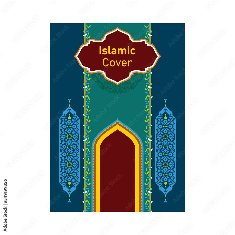 Islamic Book Cover Design, Book Cover Design Stock Vector | Adobe Stock