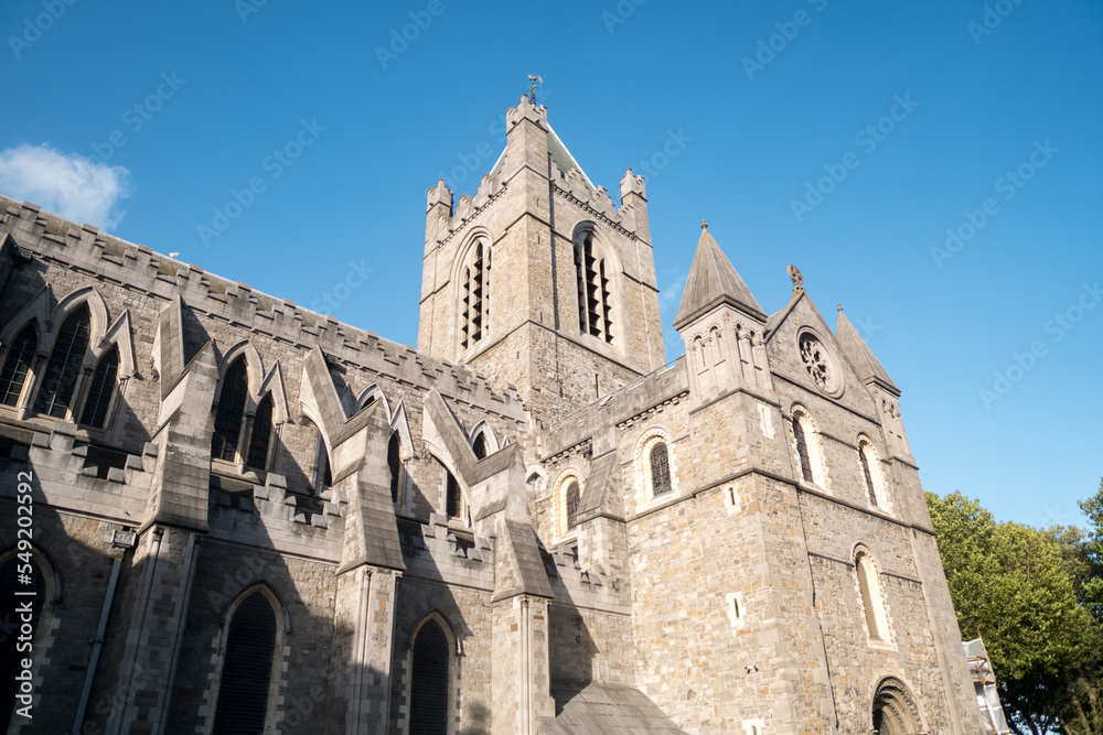 Historic Christ Church in Dublin Ireland