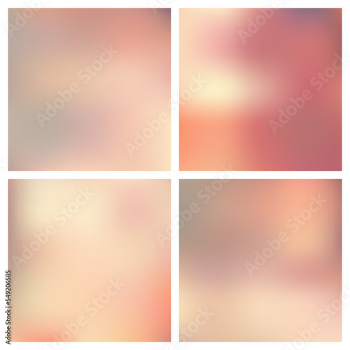 Vector abstract smooth blur background. Backdrop for your design. Template with color transition, gradient