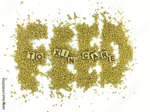CONCEPT, Mycotoxin Care for Animal Farm Feed, table data research journal, mycotoxin adsorbant product brochures designs   photo