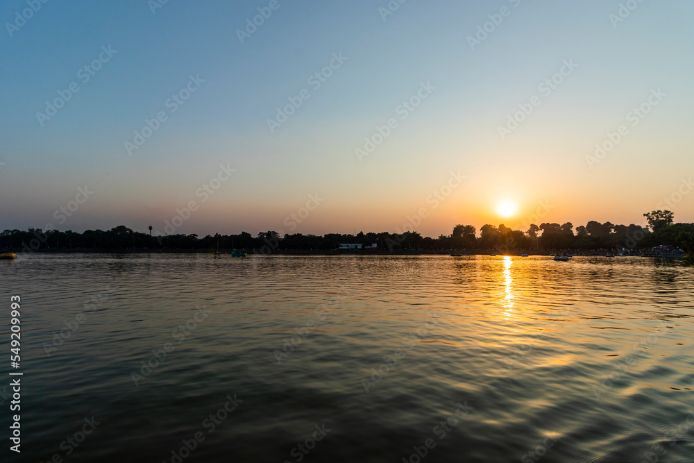 Sunset at Sukhna lake Chandigarh Sunset at Sukhna lake Chandigarh