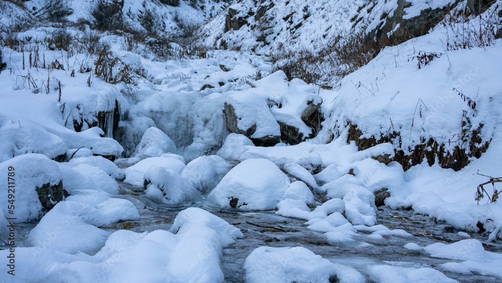 winter river. frozen river winter winter river. frozen river winter