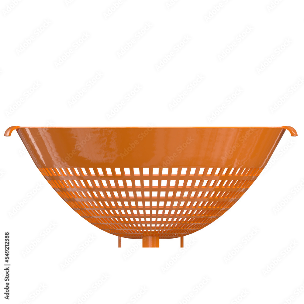 Obraz premium 3D rendering illustration of a plastic colander