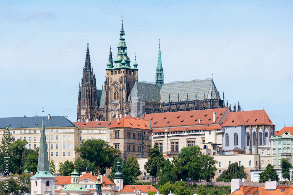 Saint Vitus Cathedral In The Castle Complex, Prague, Czech Republic