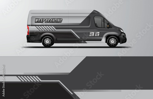 Car Wrap Van Design Vector