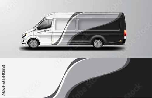 Car Wrap Van Design Vector